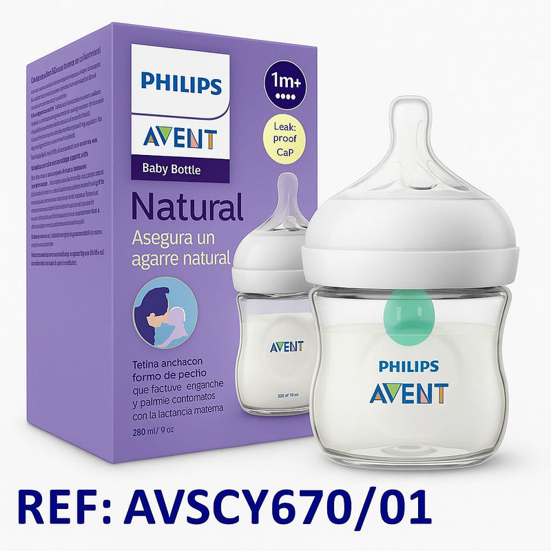 AVENT BIBERON NATURAL AIRFREE 125ML /4OZ AVSCY670-01 - 9006699