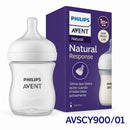AVENT BIBERON NATURAL RESPONSE TRANSPARENTE 125ML / 240ML / SET REGALO 9007467 - 9006729
