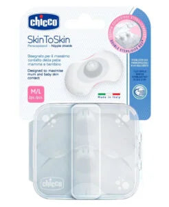 CHICCO MATERNIDAD PROTEGE PEZON DE SILICONA M/L X2 - 9034-00 - 4070473