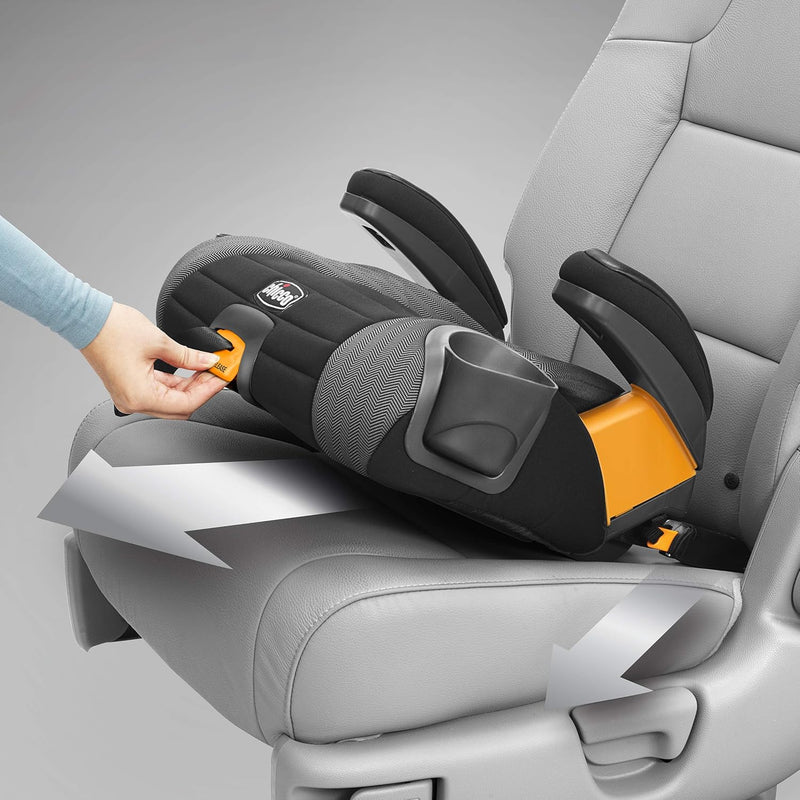 CHICCO SILLA AUTO BOOSTER GOFIT PLUS BACKLESS IRON U.S.A 18-50KG C/ISOFIX 79835-72 - 111824