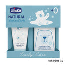CHICCO HIGIENE NATURAL SENSES SET DE BAÑO Y CREMA HIDRATANTE 2PZ 9695-10 - 163892