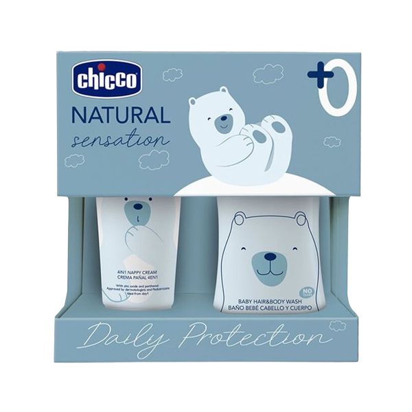 CHICCO HIGIENE NATURAL SENSES SET HIGIENE & PAÑAL 9695-20 - 163908