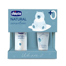 CHICCO HIGIENE SET NATURAL SENSES ACEITE MASAJES Y CREMA FACIAL 2PZ - 9695-50 - 163939