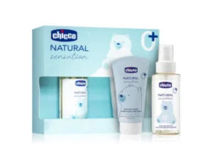 CHICCO HIGIENE SET NATURAL SENSES ACEITE MASAJES Y CREMA FACIAL 2PZ - 9695-50 - 163939