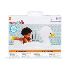 MUNCHKIN BAÑERA INFLABLE DE CISNE C/ SEGUR.WHT HOT 171482