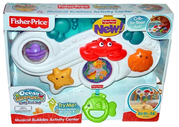 FISHER PRICE JUGUETE CENTRO DE ACTIVIDAD PARA CUNA 0M+