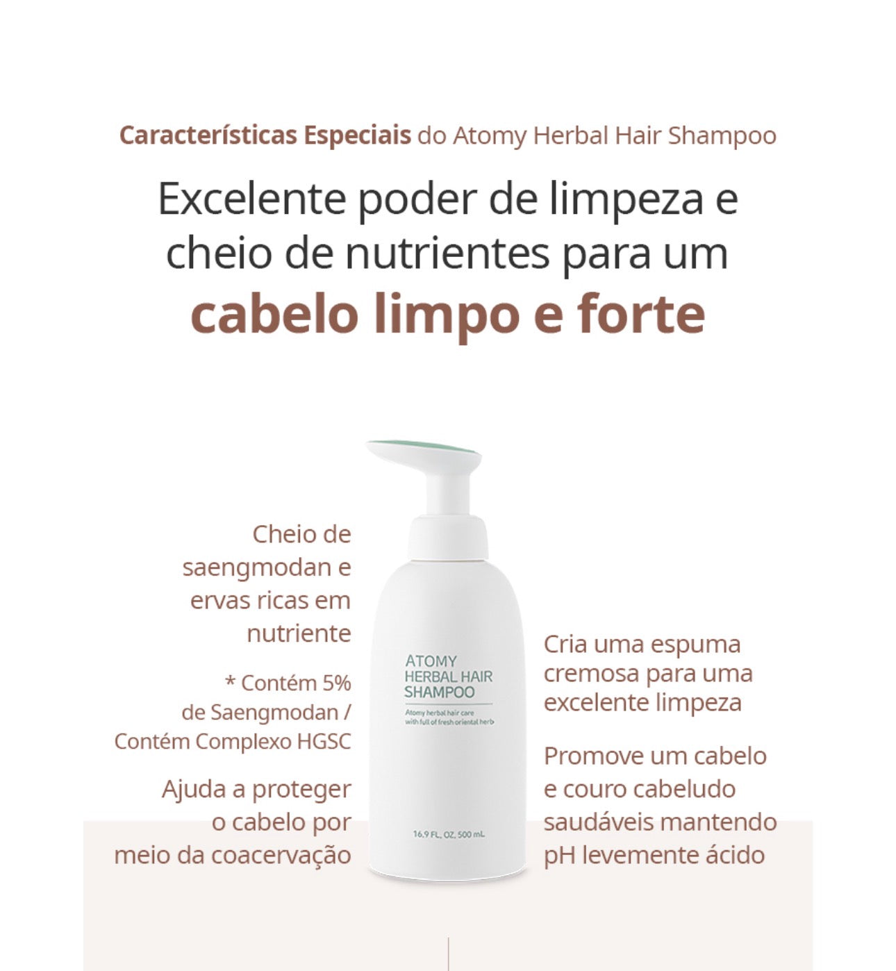 Atomy Herbal Hair Shampoo 500ml & Atomy Herbal Hair Conditioner 500ml ✨