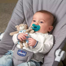 CHICCO PORTACHUPETE POCKET FRIEND DE PELUCHE CON BOLSILLO 0M+ ROSA 8012-10 - AZUL 8012-20