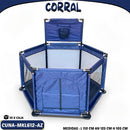 MOM-EZY CORRAL INFANTIL C/ CANASTA SUPERIOR+ESPACIOS - MKL612