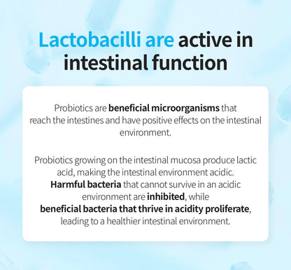 🩵💙 Atomy Probiotics 10+ ✨
🌿 12 cepas de probióticos.
🦠 3 mil millones de UFC por sobre.
🌱 Con prebióticos (FOS y GOS).
💙 Ayuda a mantener el equilibrio de la flora intestinal.
