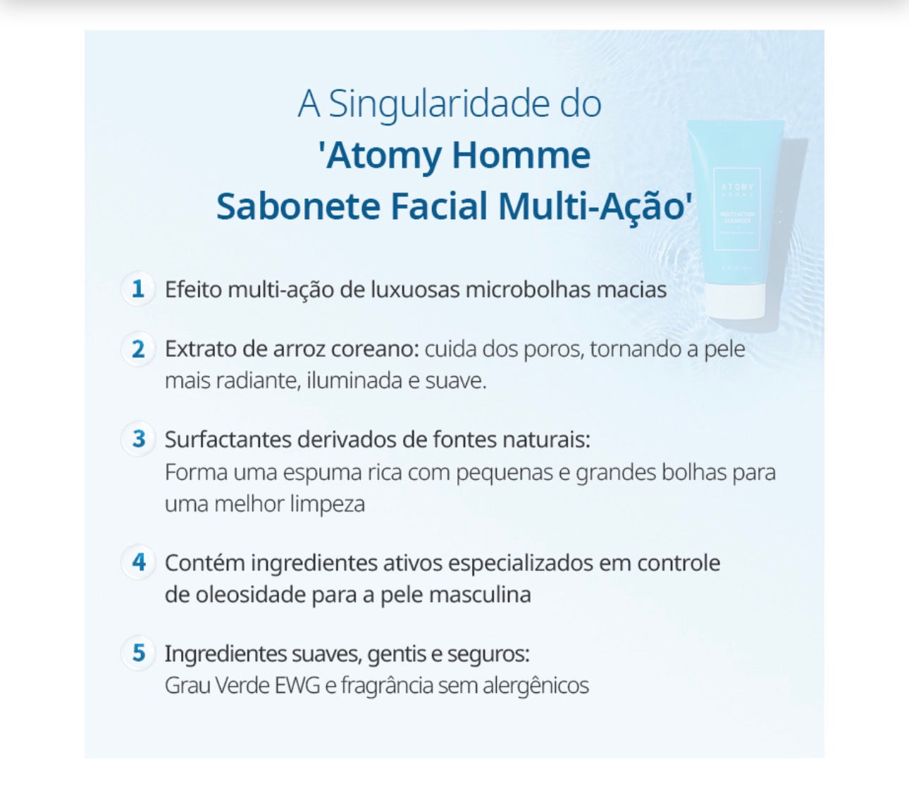 Atomy Homme Multi-Action Cleanser 150ml ✨