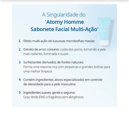 Atomy Homme Multi-Action Cleanser 150ml ✨