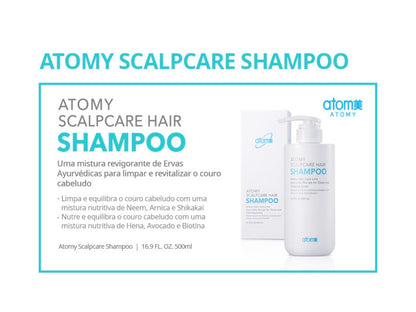 Atomy Scalpcare Hair Shampoo 500 ml & Atomy Scalpcare Hair Conditioner 500 ml