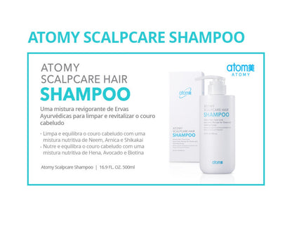 Atomy Scalpcare Hair Shampoo & Conditioner Set. ✨
Cuidado profesional para un cuero cabelludo saludable y un cabello fuerte desde la raíz.