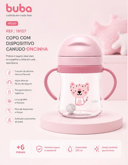 Buba Vaso con Pajita y Asas       Gatita BUB18107
Leoncito BUB18108 💚
