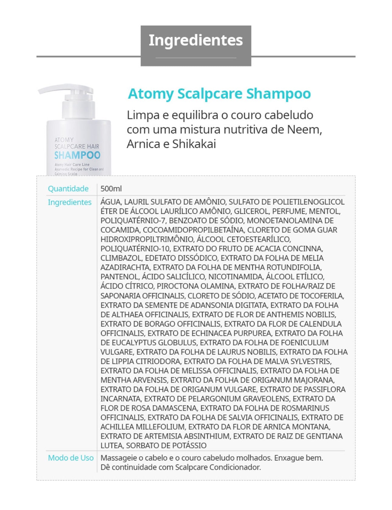 Atomy Scalpcare Hair Shampoo & Conditioner Set. ✨
Cuidado profesional para un cuero cabelludo saludable y un cabello fuerte desde la raíz.