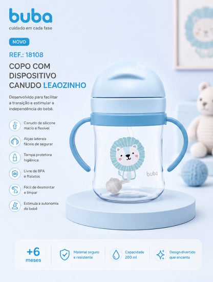 Buba Vaso con Pajita y Asas       Gatita BUB18107
Leoncito BUB18108 💚