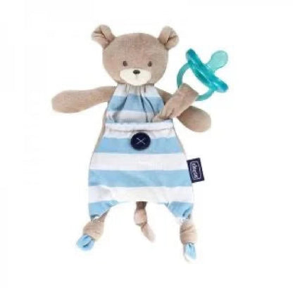💛 CHICCO PORTACHUPETE POCKET FRIEND DE PELUCHE CON BOLSILLO 0M+ ROSA 8012-10