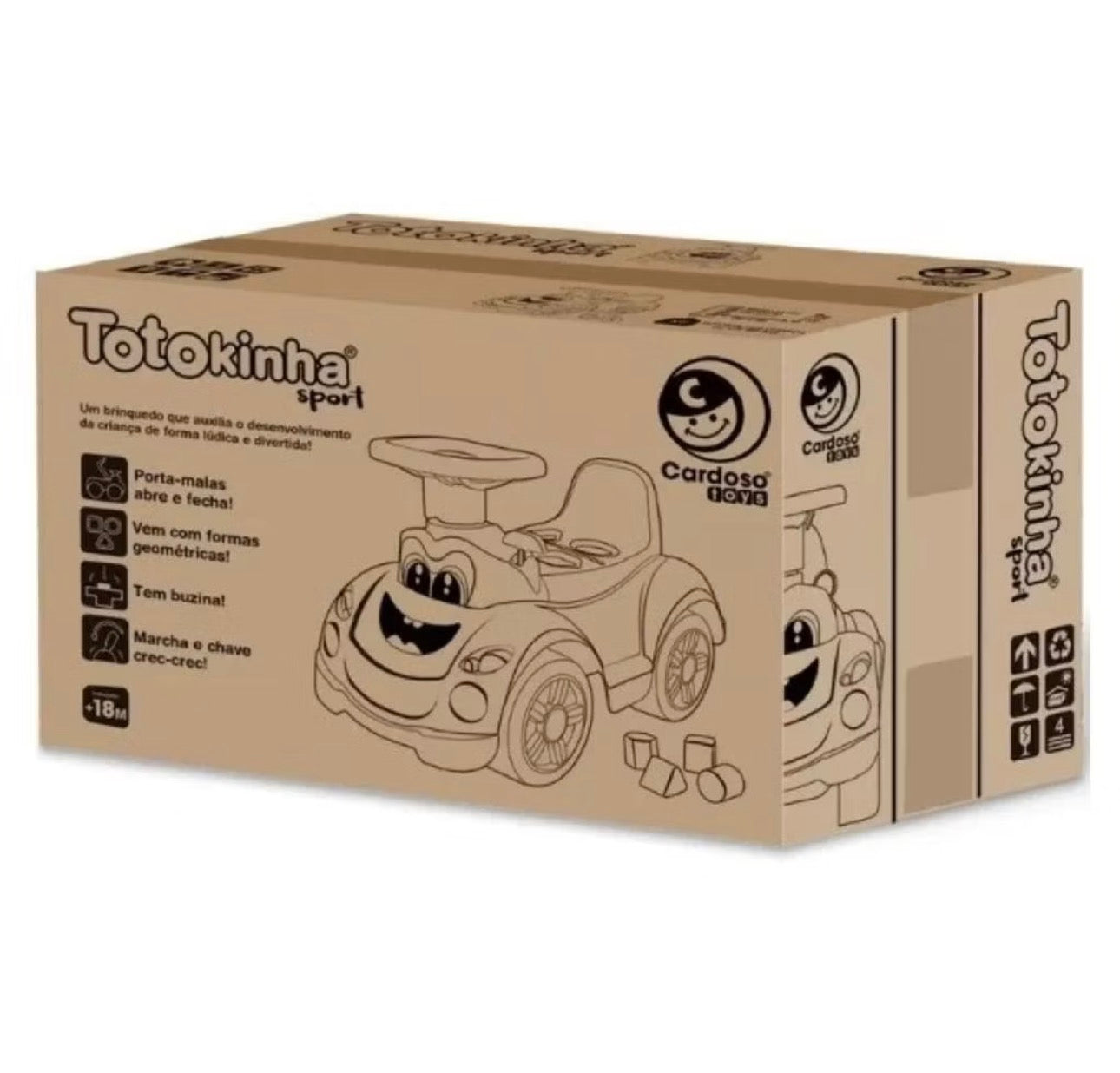 Totokinha Triciclo Andador Azul – 6010 💙