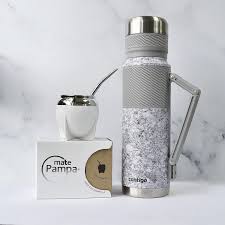 CAJA DE REGALO CONTIGO MATERO TERMO THERMAL 2.0 - 1.1LTS. C/ MANIJA + GUAMPA PAMPA + BOMBILLA INOX