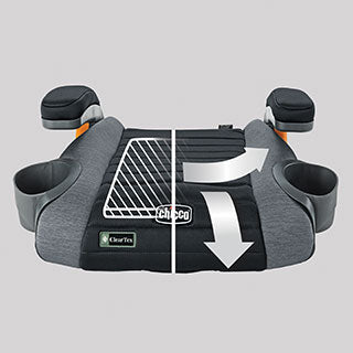 @ CHICCO A SILLA AUTO BOOSTER GOFIT CLEARTEX SHADOW U.S.A S/ISOFIX 18-45KG - 87092-27 - 167227