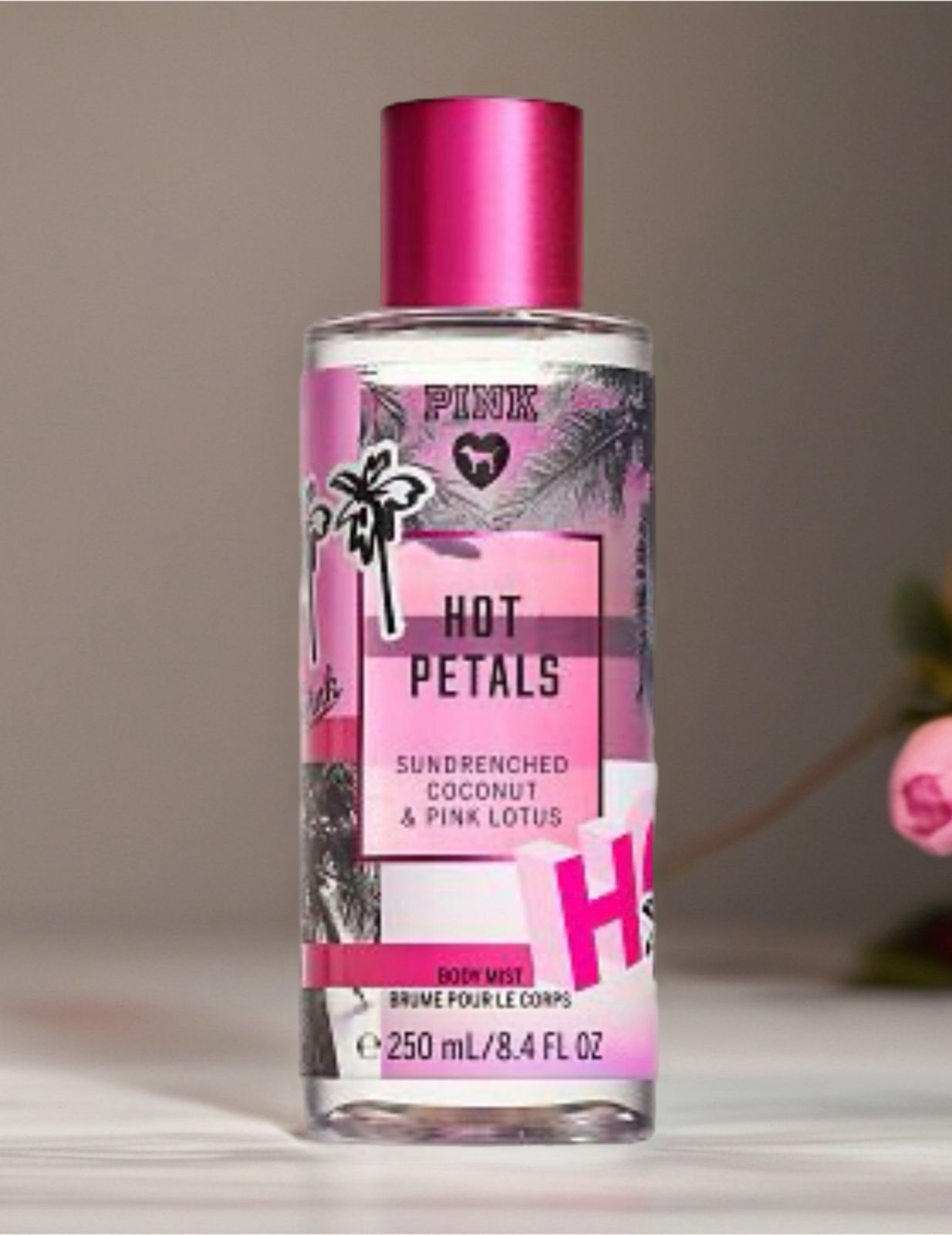 VICTORIA'S SECRETS PINK HOT PETALS BODY MIST 250ML