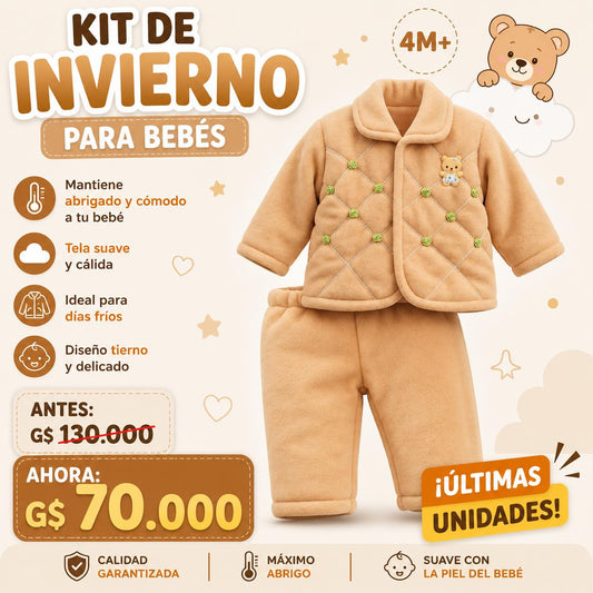 Ropa Infantil ✨ Kit De Invierno Para Bebés ❄️👶
