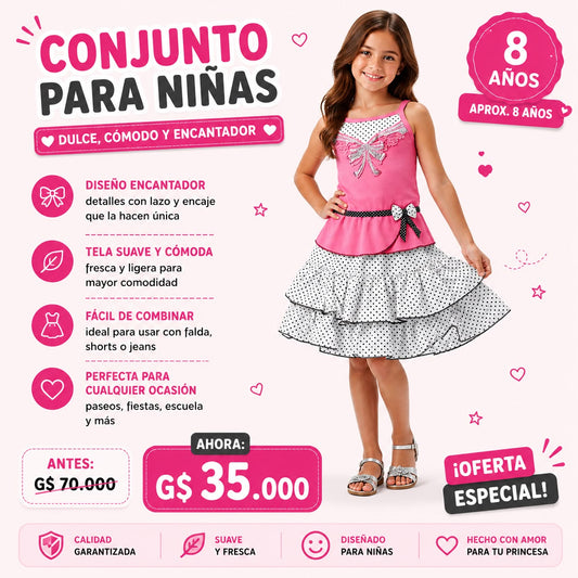 Ropa Infantil ✨ Conjunto Para Niñas 🩷
