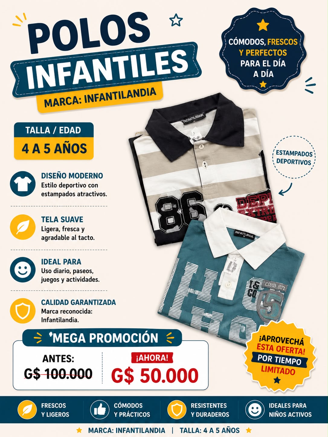 Polos Infantiles Infantilandia ✨