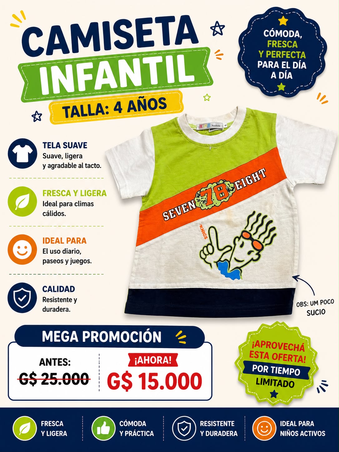 Ropa Infantil ✨ Camiseta Infantil 🌈