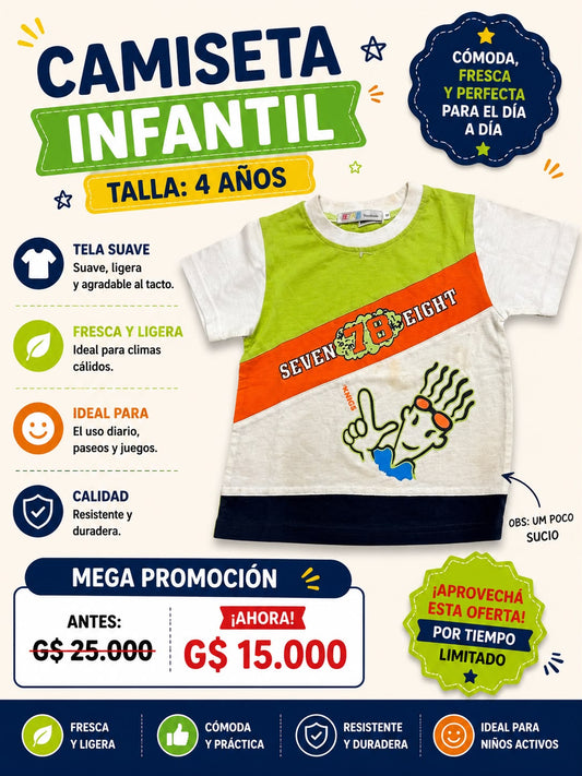Ropa Infantil ✨ Camiseta Infantil 🌈