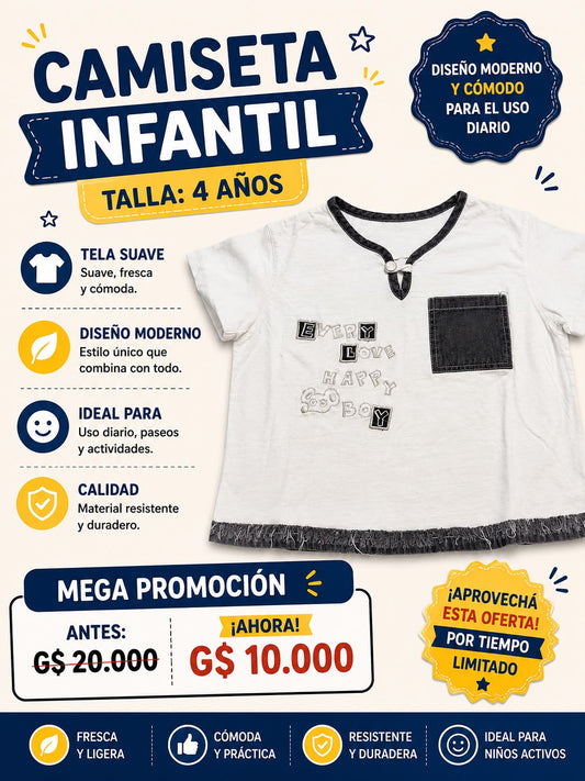 Ropa Infantil ✨ Camiseta Infantil ✨