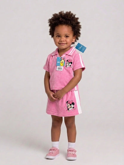 Ropa Infantil ✨ Conjunto Deportivo Minnie Mouse Para Niña 🎀👧