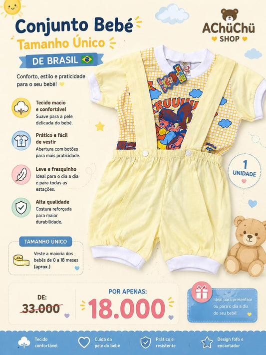 Ropa Infantil ✨ Conjunto Bebé Tamaño Único
