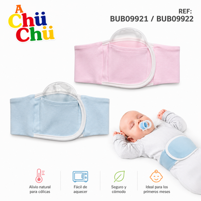 BUBA Cinta Térmica para Cólicos Rosa BUB09921 / Celeste BUB09922