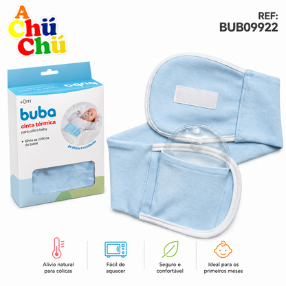 BUBA Cinta Térmica para Cólicos Rosa BUB09921 / Celeste BUB09922