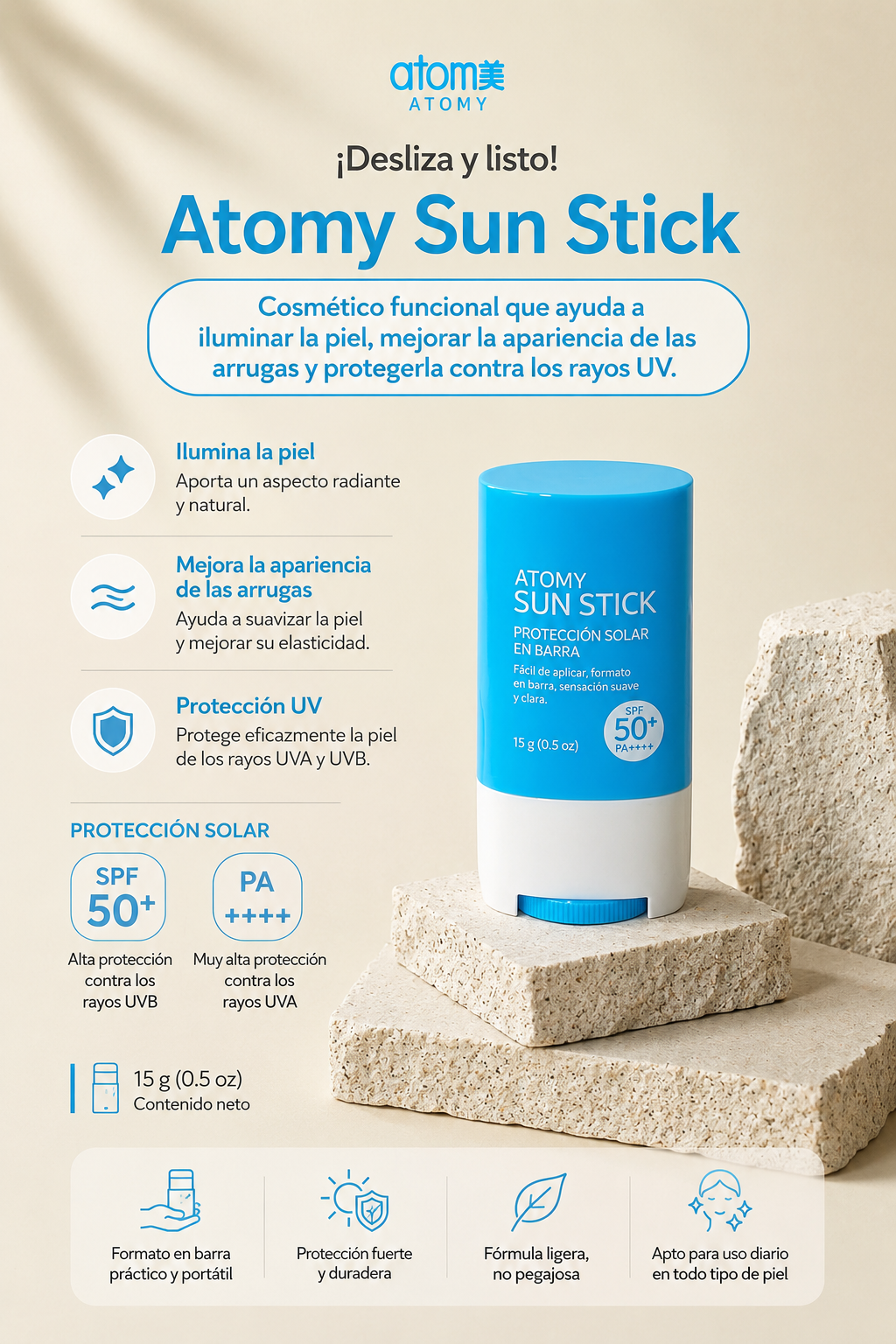 Skin Care Atomy Sun Stick SPF 50+ PA++++