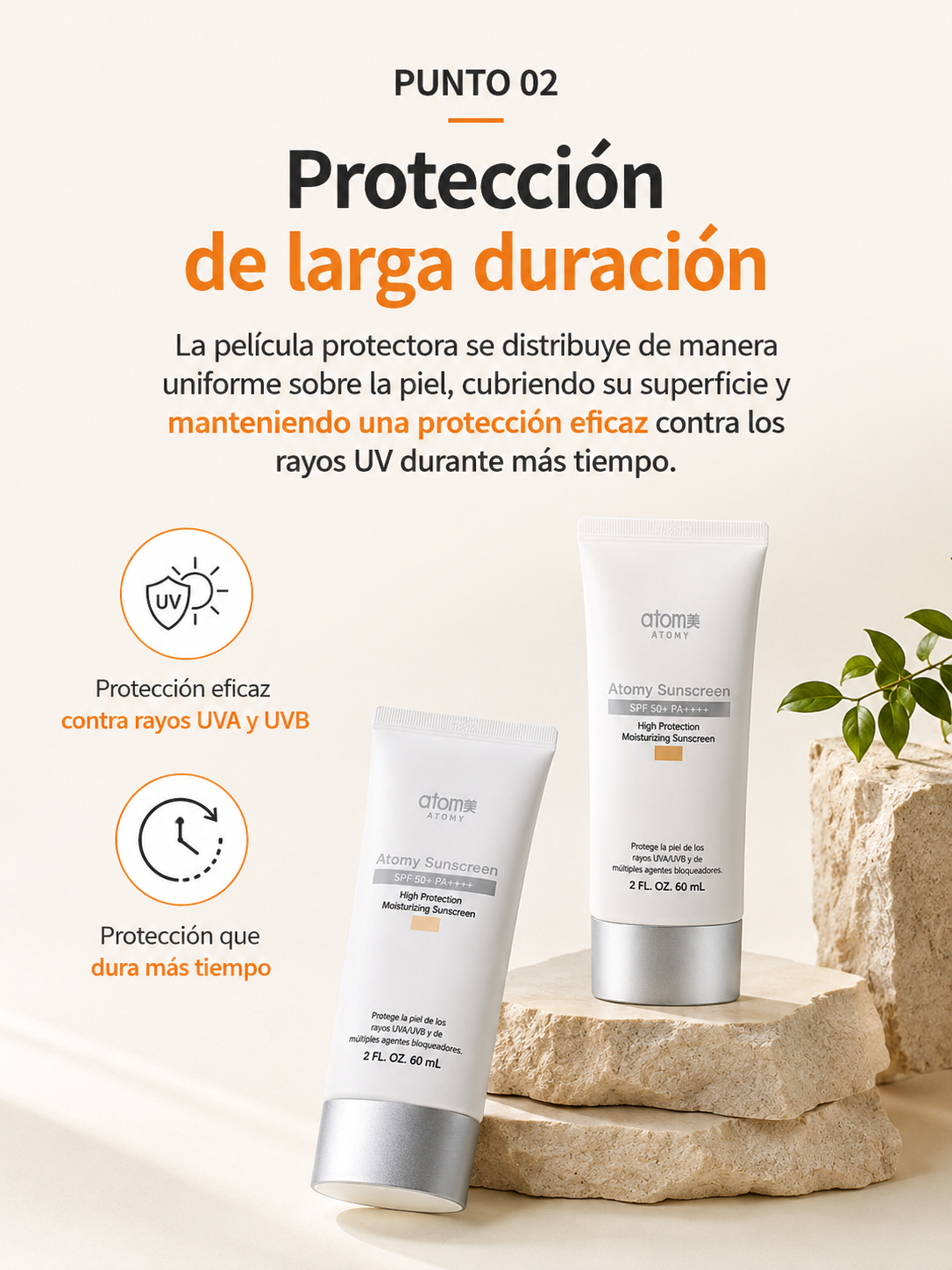 Atomy Protector Solar ✨
Cosmético funcional con protección contra los rayos UV    Todo tipo de piel ✨