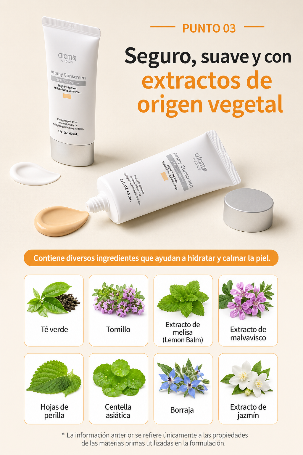 Atomy Protector Solar ✨
Cosmético funcional con protección contra los rayos UV    Todo tipo de piel ✨