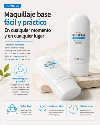 Atomy BB Cream SPF 30 PA++      Bálsamo BB sedoso y suave para cubrir las imperfecciones de la piel. 40 ml (1.4 fl. oz.)