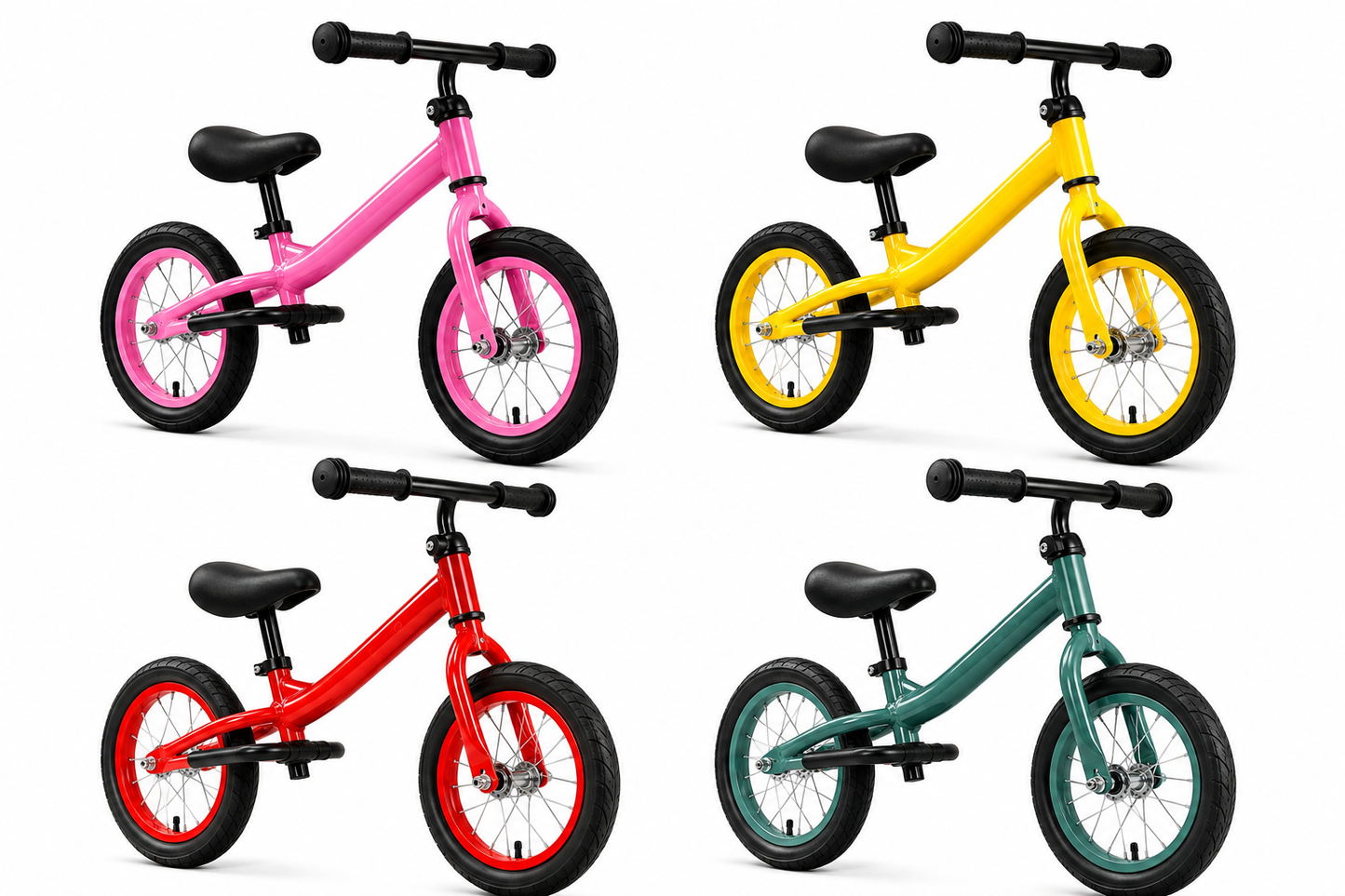 Bicicleta de Equilibrio para Niños 2A+ ¡La forma más divertida y segura de aprender a mantener el equilibrio antes de usar una bicicleta con pedales! 💛