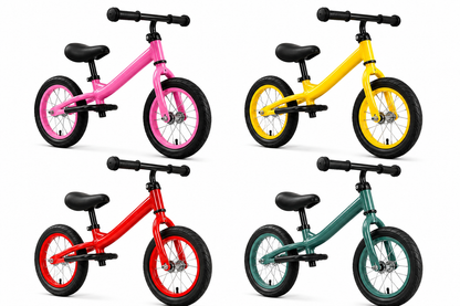 Bicicleta de Equilibrio para Niños 2A+ ¡La forma más divertida y segura de aprender a mantener el equilibrio antes de usar una bicicleta con pedales! 💛