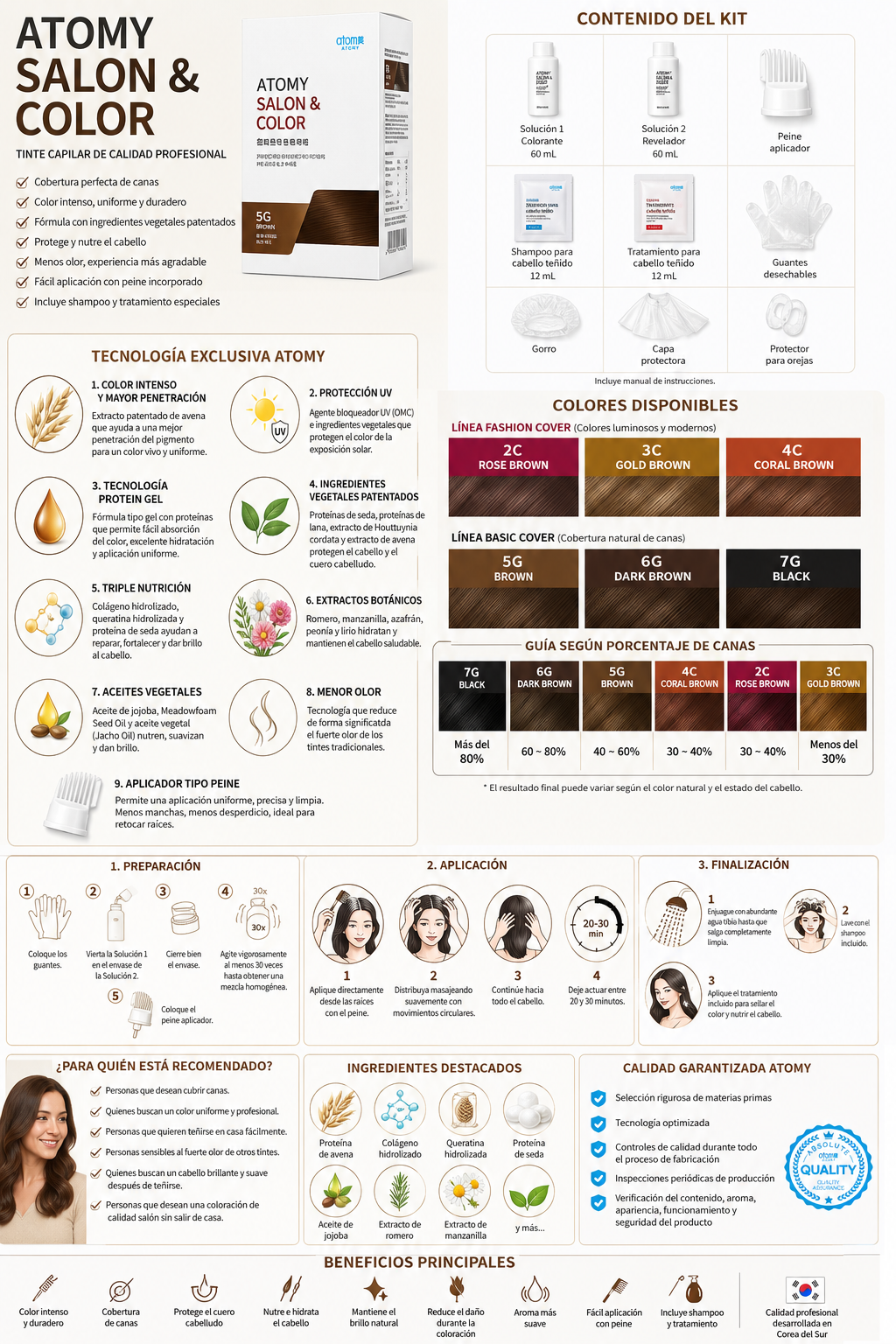 Atomy Salon & Color – Tinte Premium de Calidad Profesional ✨