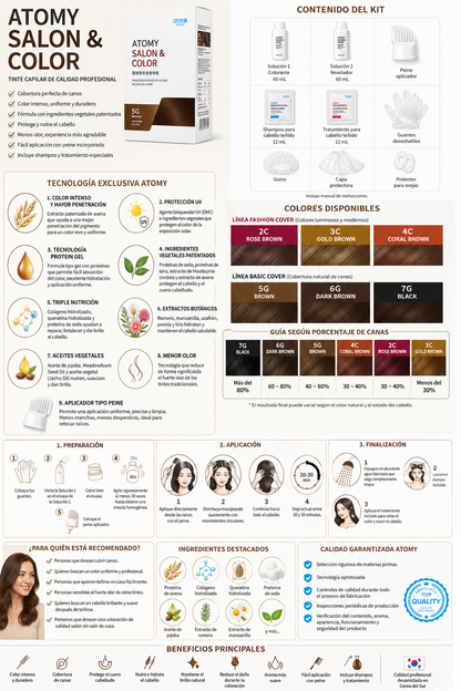 Atomy Salon & Color – Tinte Premium de Calidad Profesional ✨