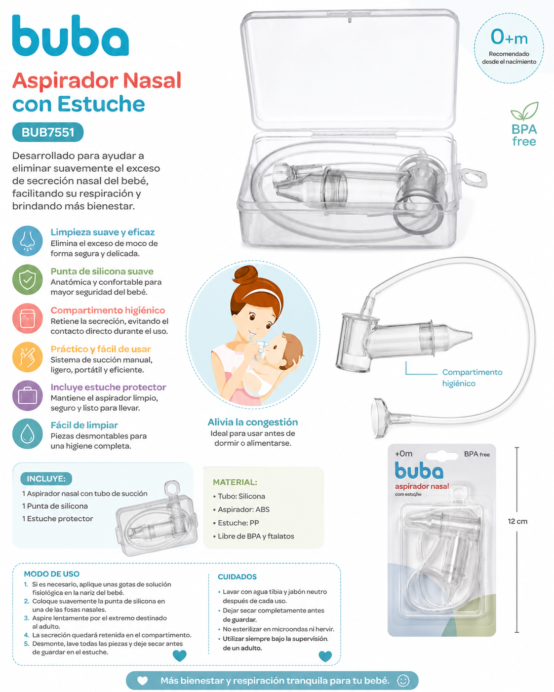 Buba Aspirador Nasal con Estuche – BUB7551