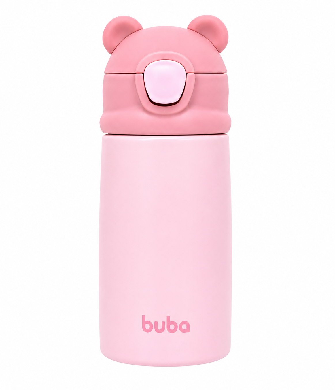 Buba Copo Térmico Parede Dupla Ursinho 320ml Rosa – BUB18077