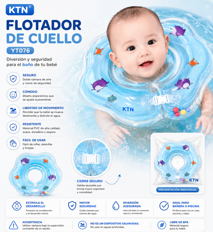 💚 BAÑO FLOTADOR DE CUELLO YT076