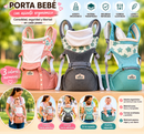 💚 AIEBAO PORTA BEBE C/ ASIENTO VERDE 3M-36M 576200 - A6620