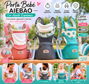 💚 AIEBAO PORTA BEBE C/ ASIENTO VERDE 3M-36M 576200 - A6620