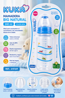 💚 KUKA Mamadera Big Natural 240 ml – Azul 615169